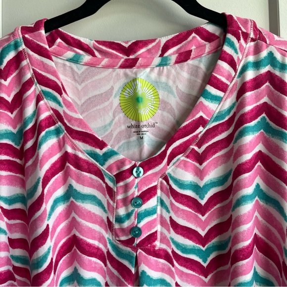 White Orchid Night Gown Sz M - Picture 7 of 7